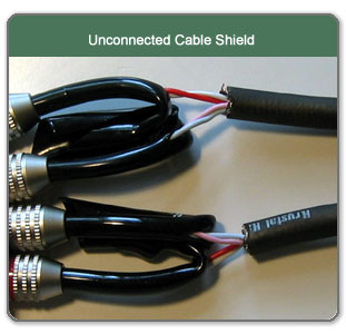 Unconnected Cable Shield